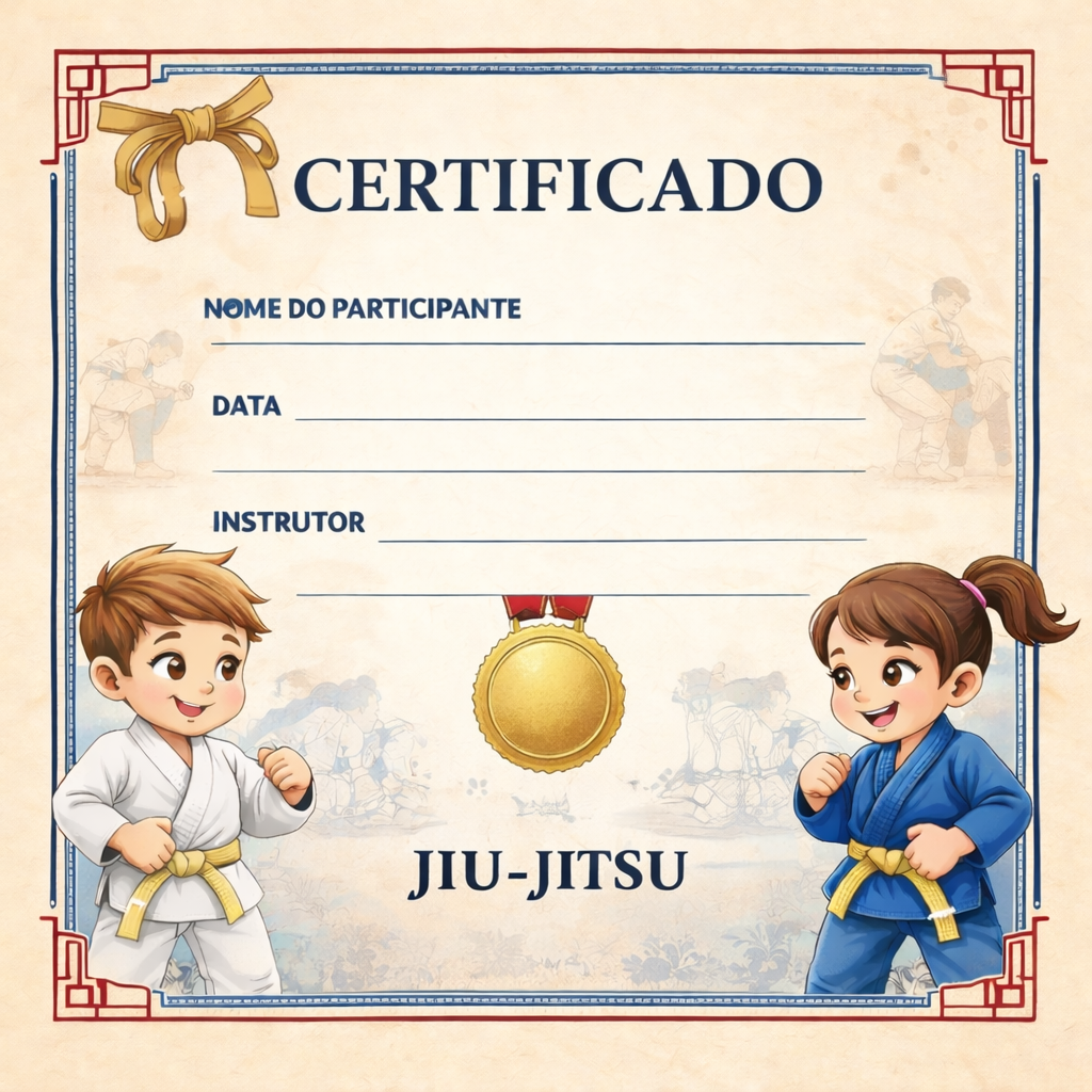 CERTIFICADOS DE JIU-JITSU